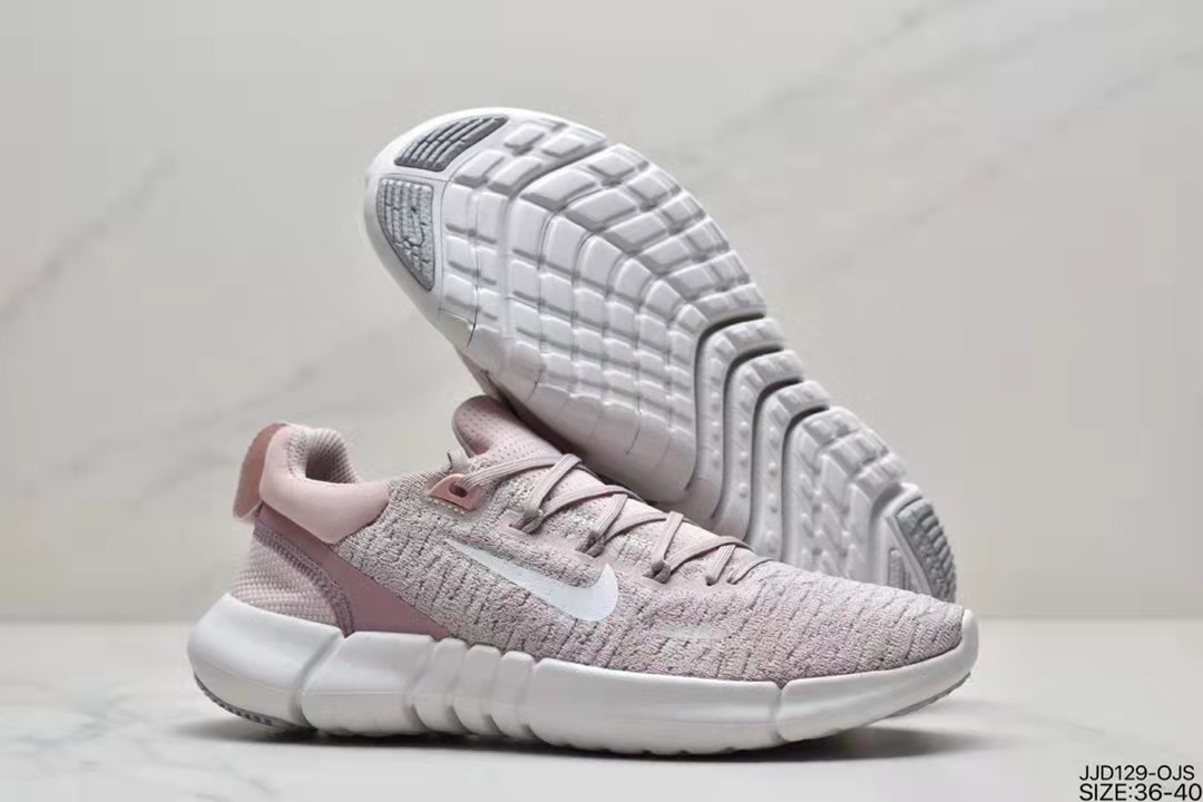 2021 Nike Free RN Flyknit 2018 Pink White